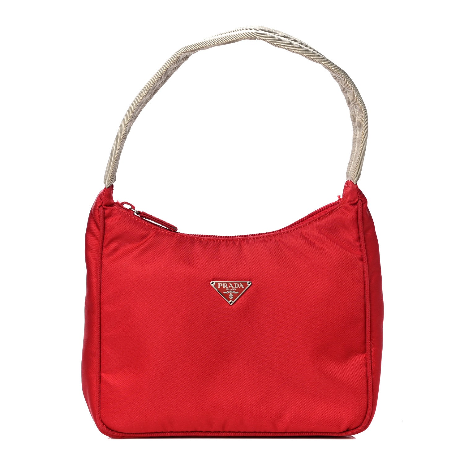 Prada Tessuto Nylon Sport Shoulder Bag Rosso 1 of 12