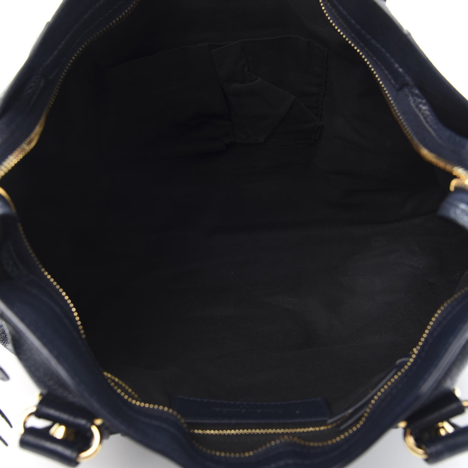 Balenciaga Chevre Gold Metallic Edge Hardware City Bleu Nuit Dark Sea 6 of 18