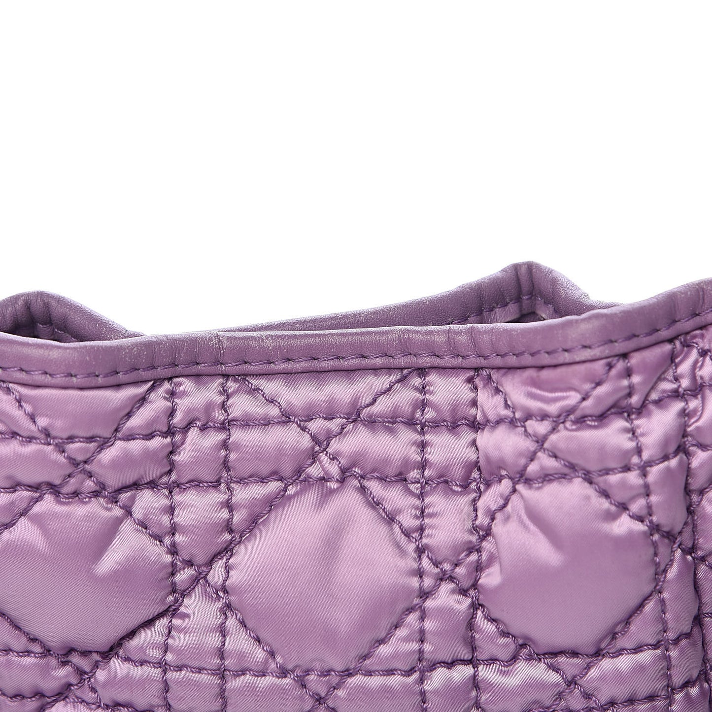Nylon Cannage Tote Purple