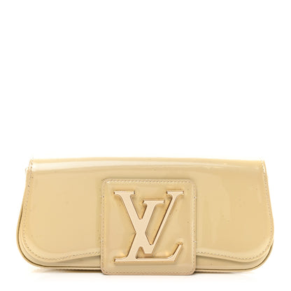 Louis Vuitton Patent Sobe Clutch Creme 1 of 8