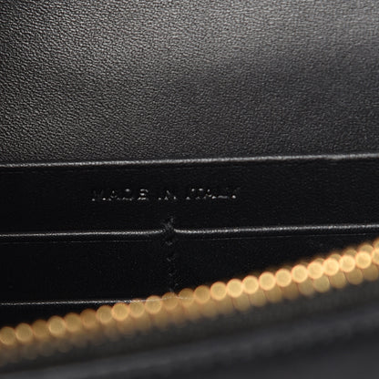 Saint Laurent Smooth Calfskin Classic Monogram Kate Tassel Chain Wallet Black 13 of 16