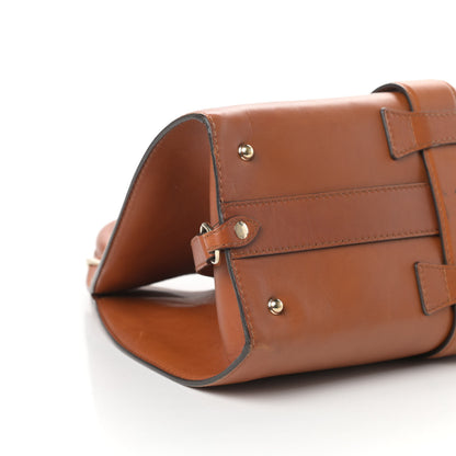 Gucci Calfskin Medium Stirrup Top Handle Bag Brown 8 of 10