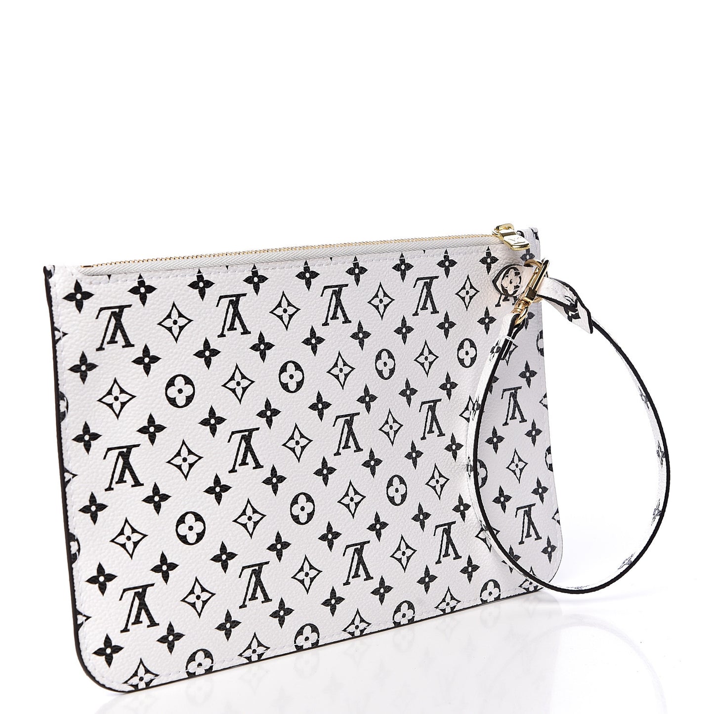 Monogram Giant Neverfull MM GM Pochette White
