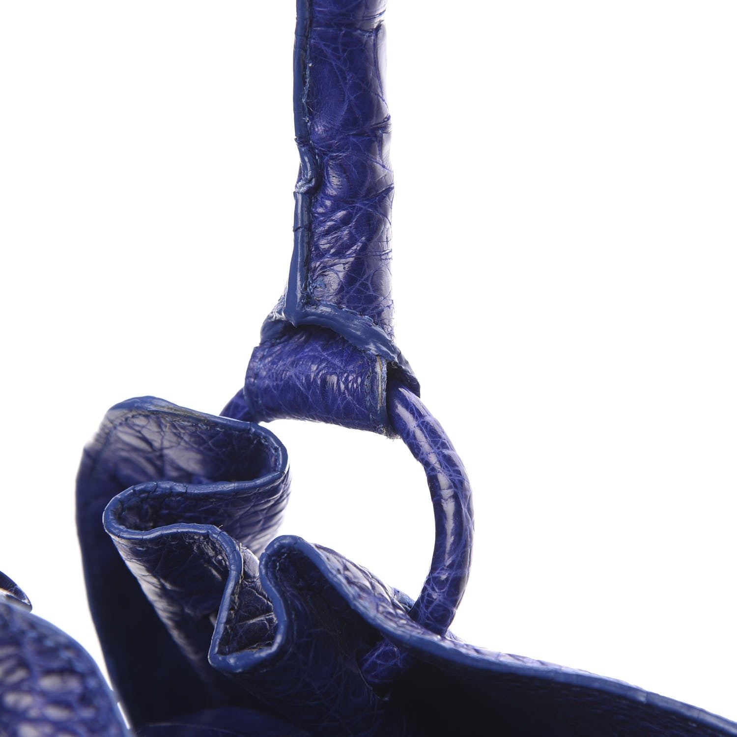 Nancy Gonzalez Crocodile Hobo Blue 14 of 15