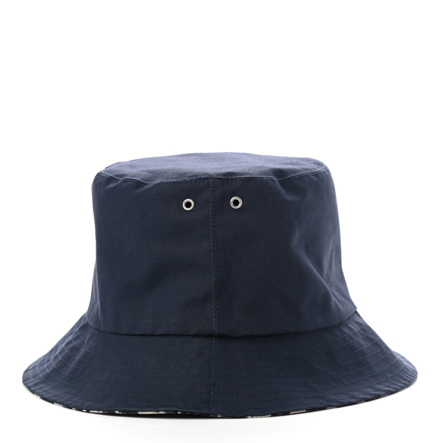 Christian Dior Oblique Reversible Teddy-D Brim Bucket Hat 56 Blue 8 of 10