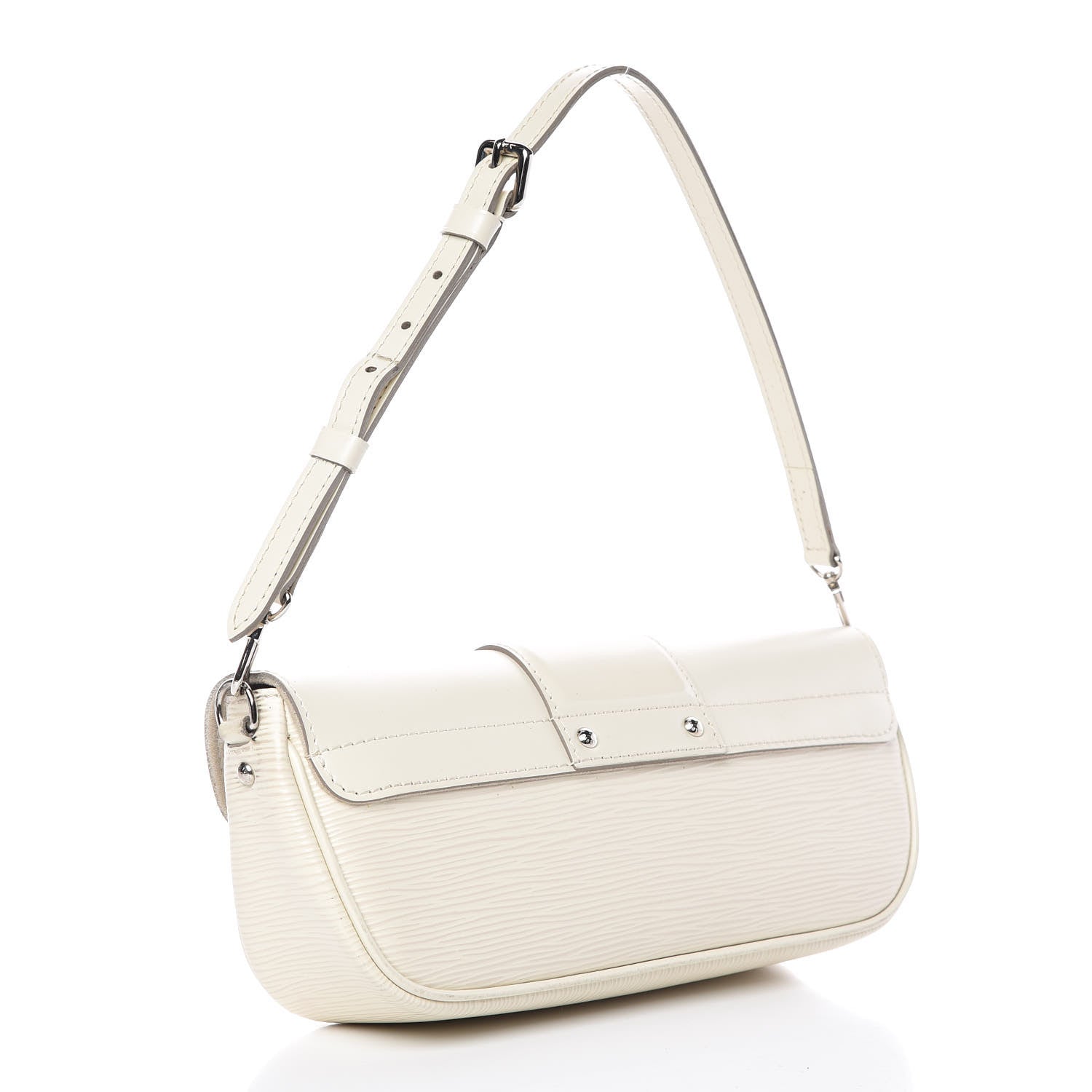 Louis Vuitton Epi Montaigne Clutch Ivory 3 of 12
