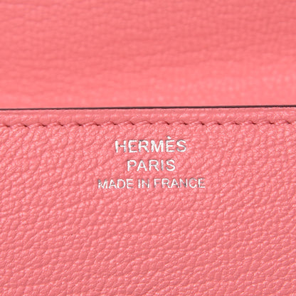 Hermes Chevre Mysore Mini Clic Card Holder Rose Ete 6 of 8