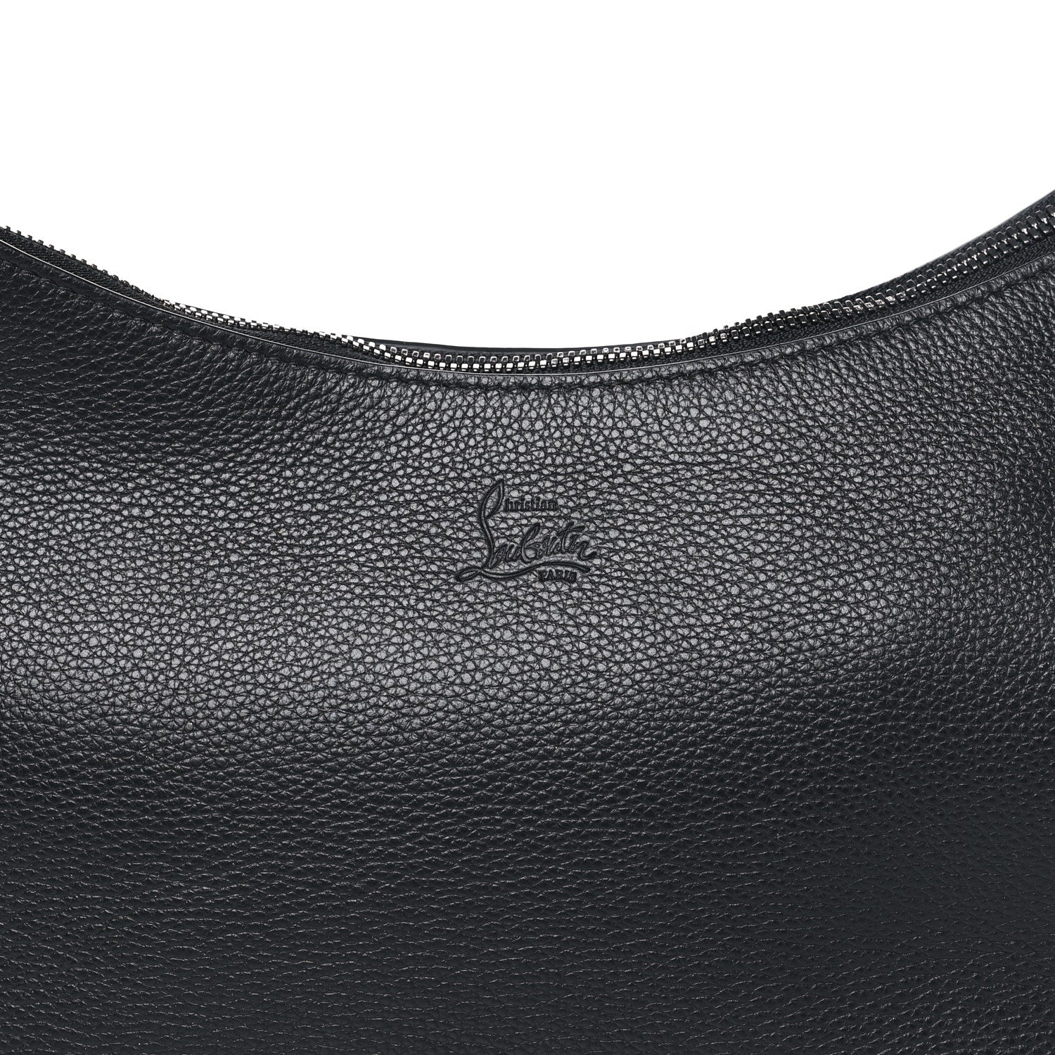 Christian Louboutin Calfskin Large Loubila Chain Shoulder Bag Black 8 of 12