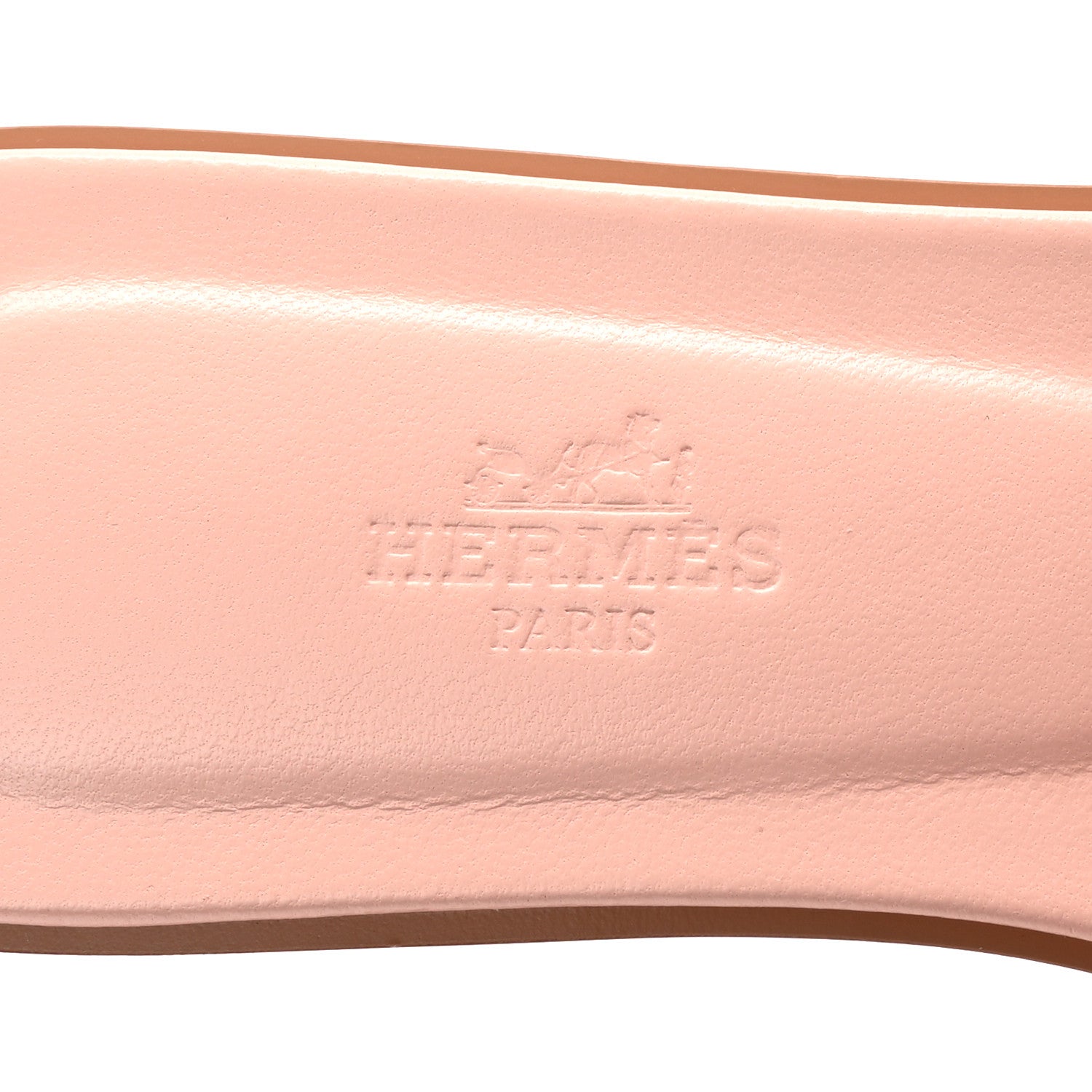 Hermes Epsom Oran Sandals 37 Rose Pale 8 of 10