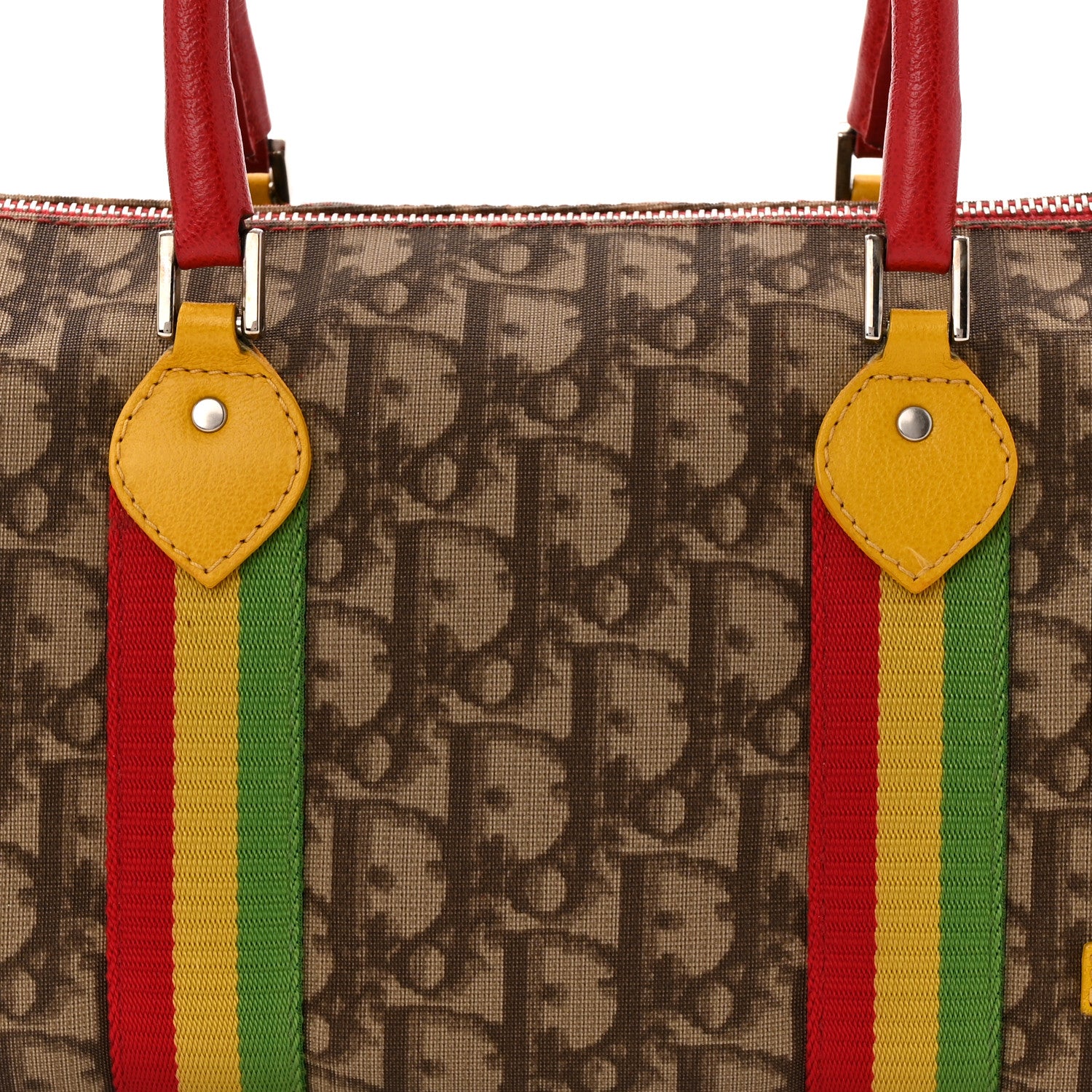 Christian Dior Monogram Rasta Boston Beige 8 of 10