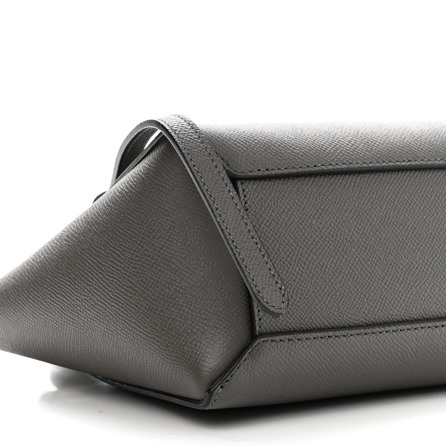 Celine Grained Calfskin Nano Belt Bag Grey 10 of 11