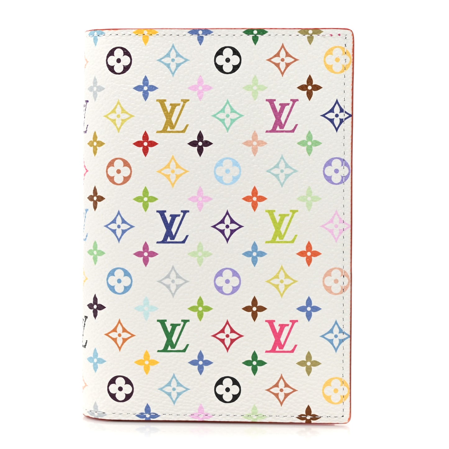 LV X TM Monogram Multicolor Passport Cover White