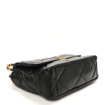Chanel Lambskin Quilted Large Chanel 19 Flap Black 4 of 10