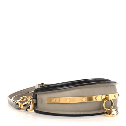 Chloe Calfskin Small Nile Bracelet Minaudiere Bag Motty Grey 3 of 13