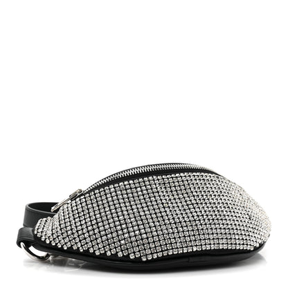 Alexander Wang Rhinestone Mesh Mini Attica Belt Bag Black 4 of 8