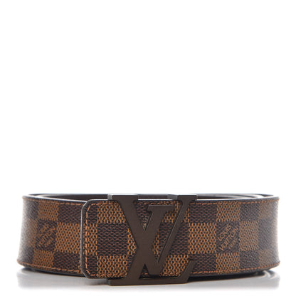 Louis Vuitton Damier Ebene 40mm LV Initiales Belt 90 36 1 of 9