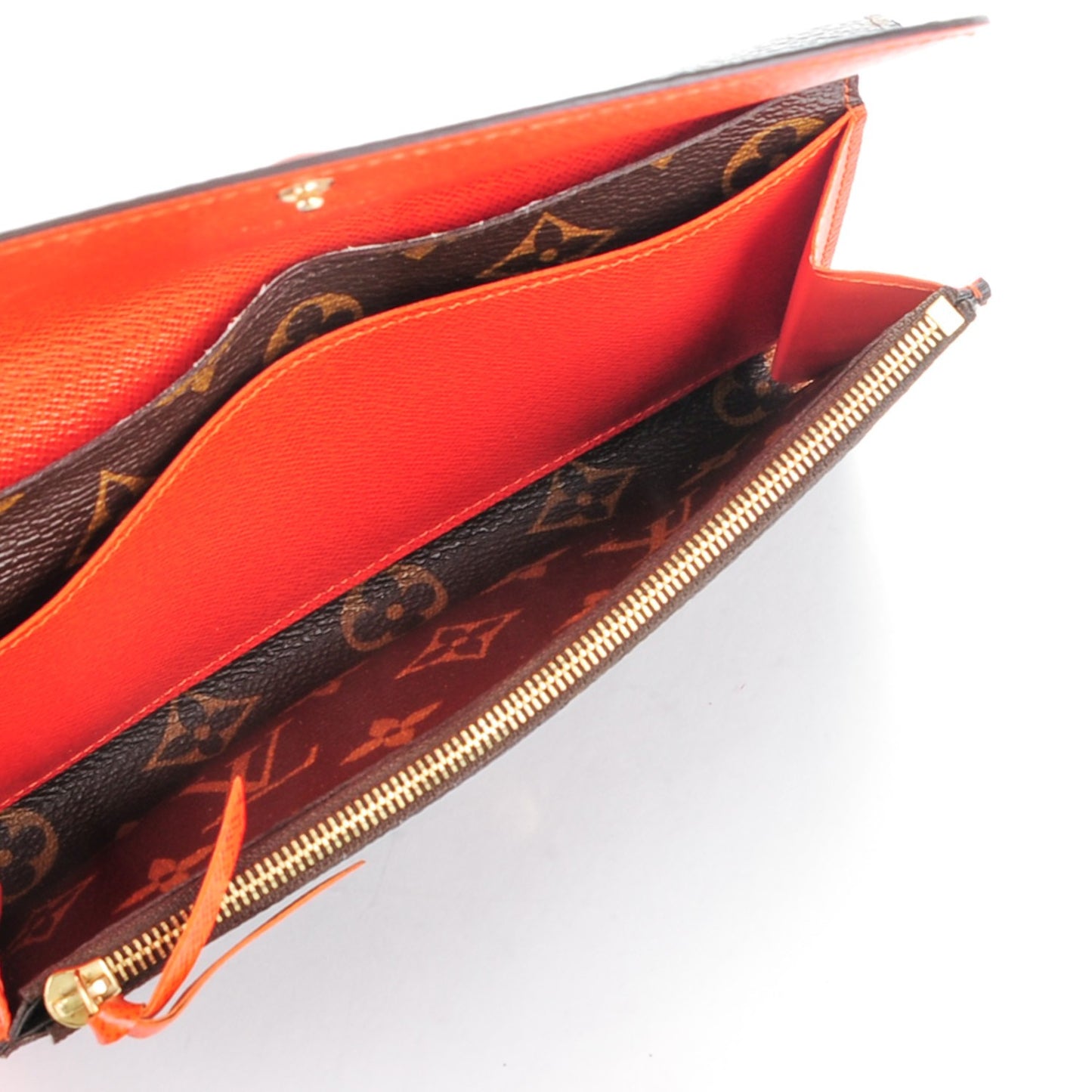Monogram Emilie Wallet Piment