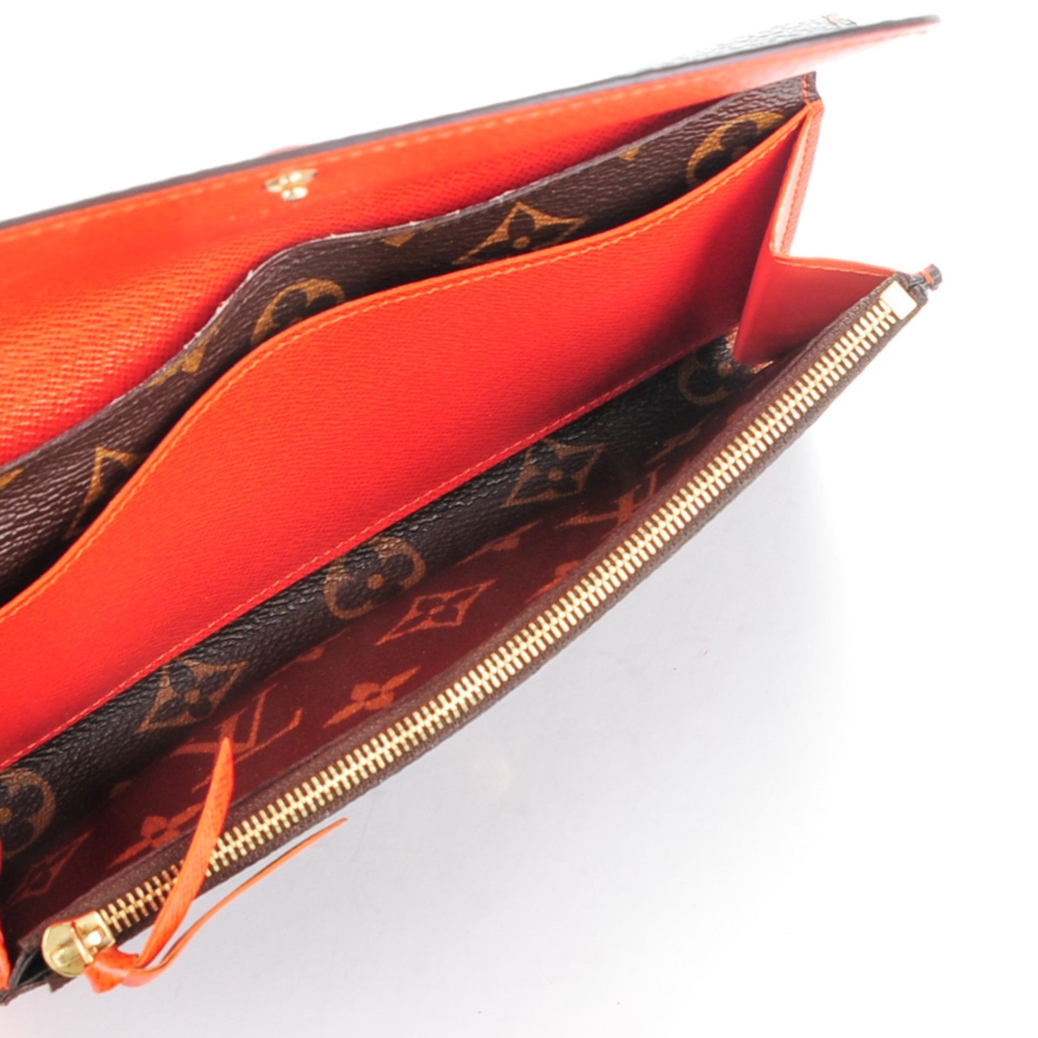 Louis Vuitton Monogram Emilie Wallet Piment 5 of 8