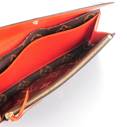 Louis Vuitton Monogram Emilie Wallet Piment 5 of 8