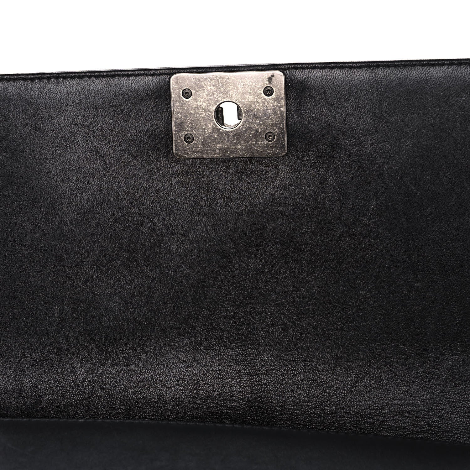 Chanel Lambskin Quilted Medium Boy Flap Black 11 of 15