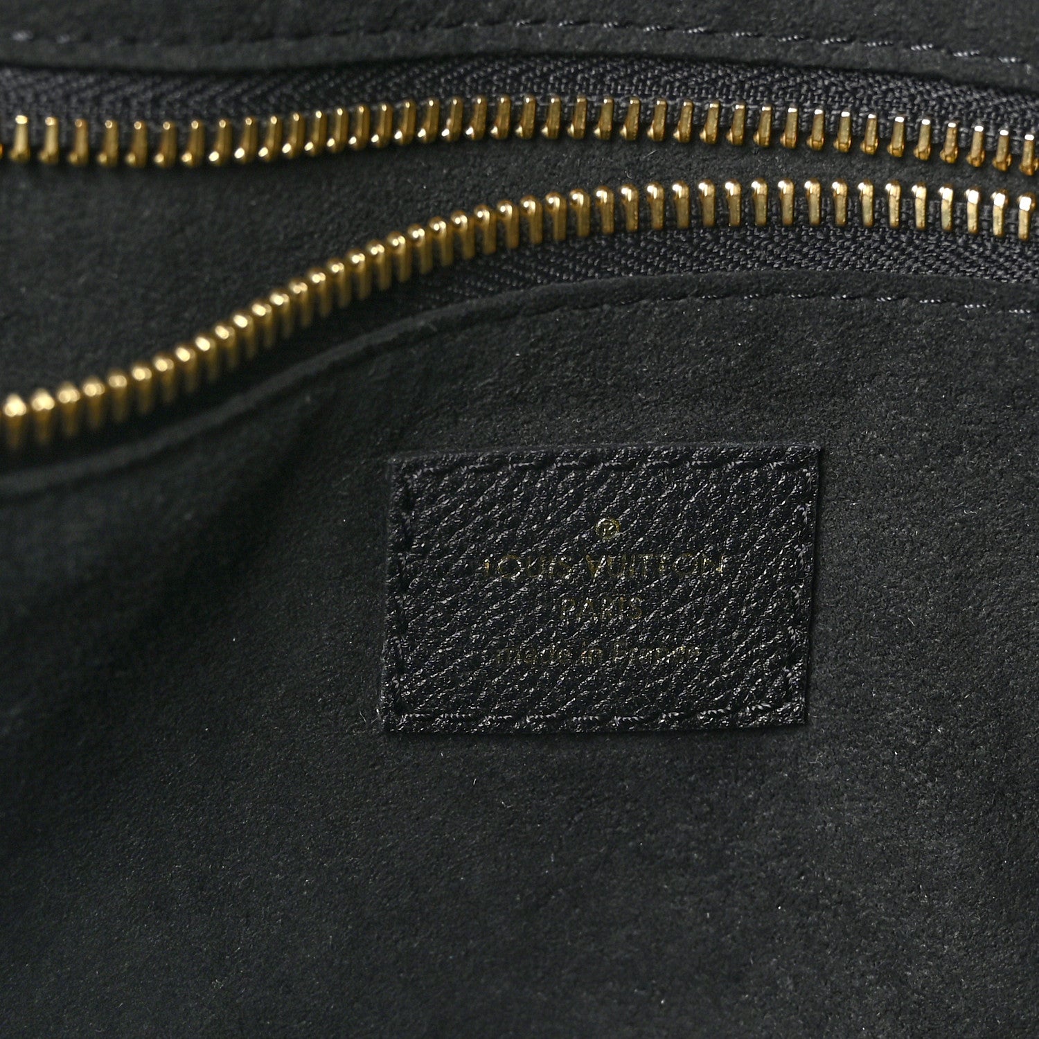 Louis Vuitton Empreinte Monogram Giant Neverfull MM Black Beige 7 of 10