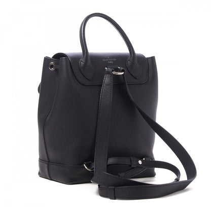 Louis Vuitton Calfskin Lockme Backpack Black 3 of 10