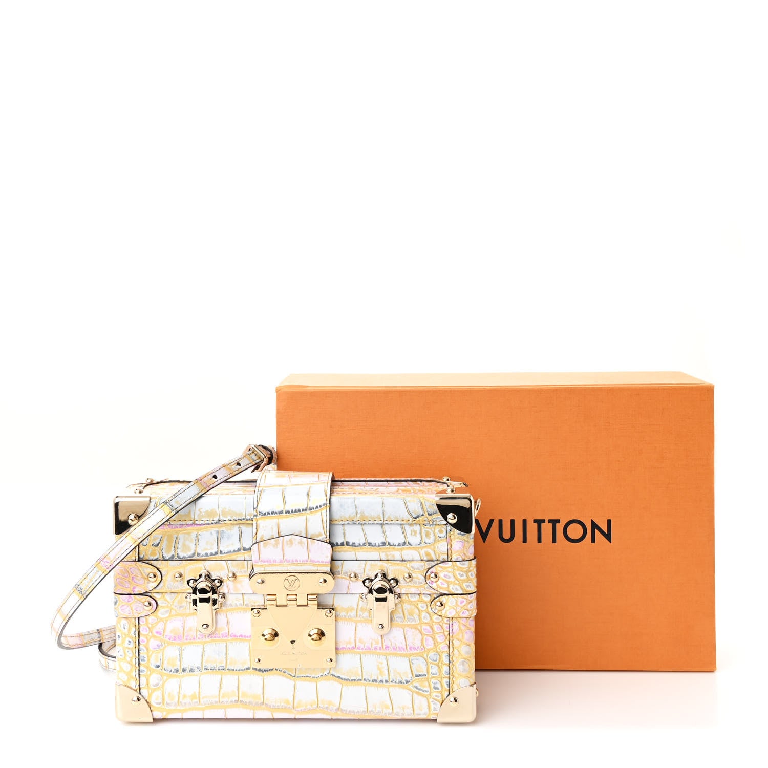 Louis Vuitton Alligator Royal Garden Petite Malle 1757761