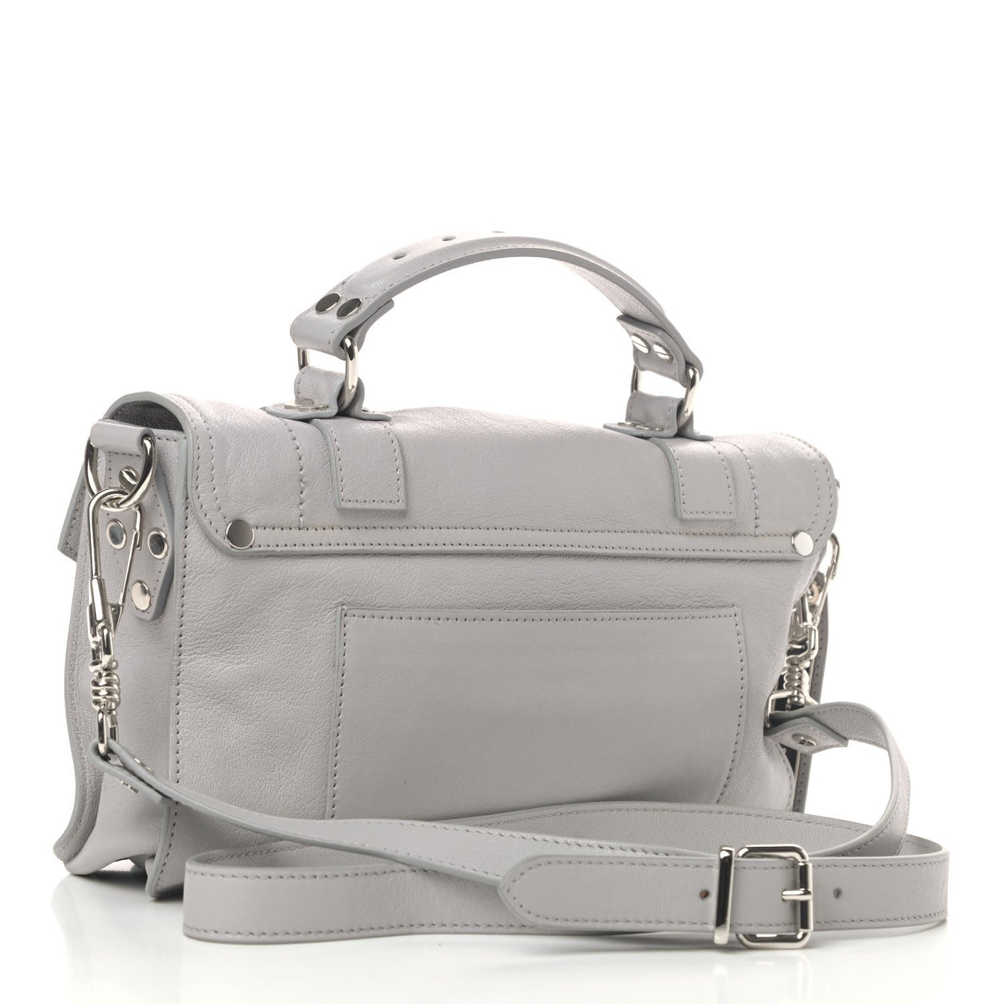 Lambskin Tiny PS1 Satchel Fog