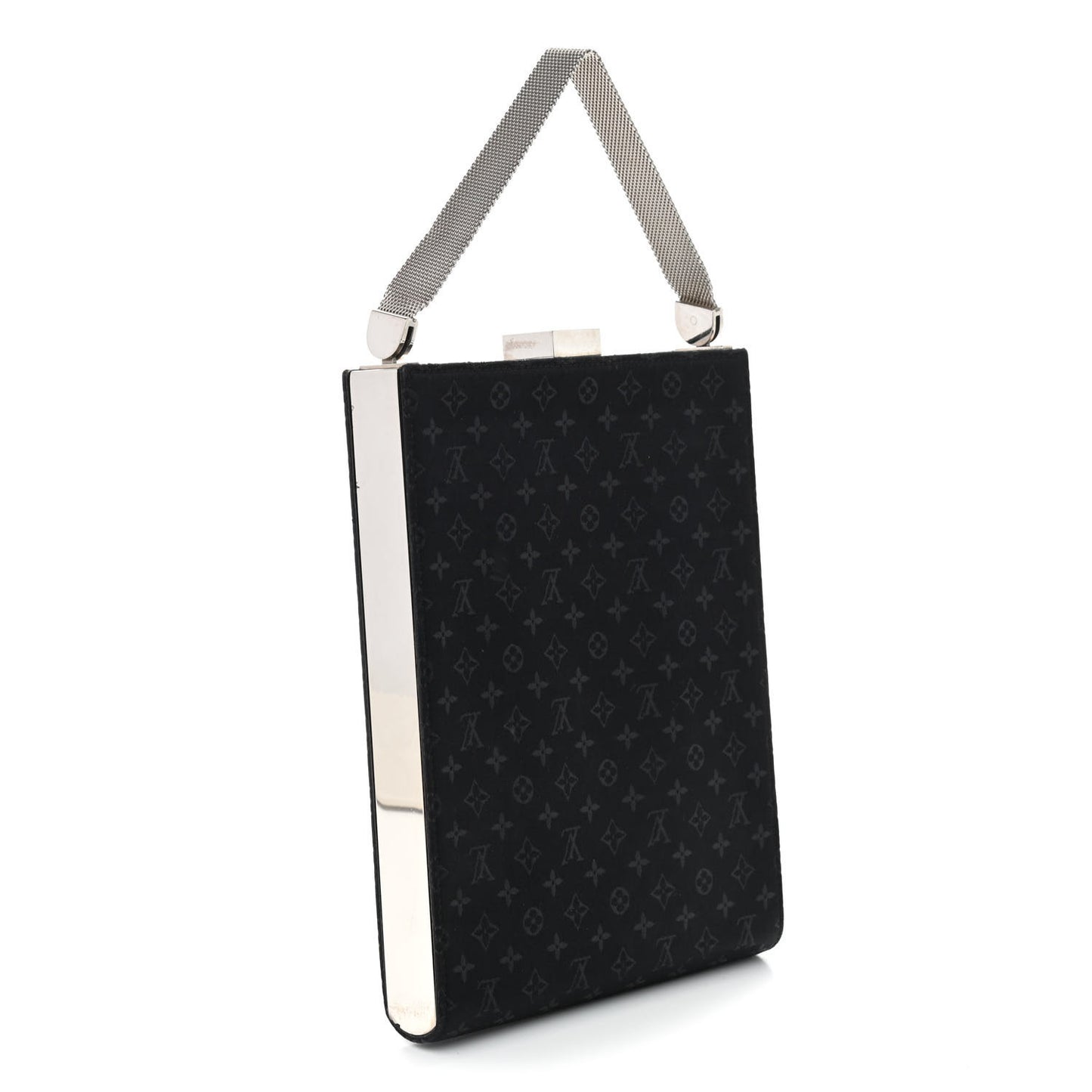 Satin Monogram Ange GM Black