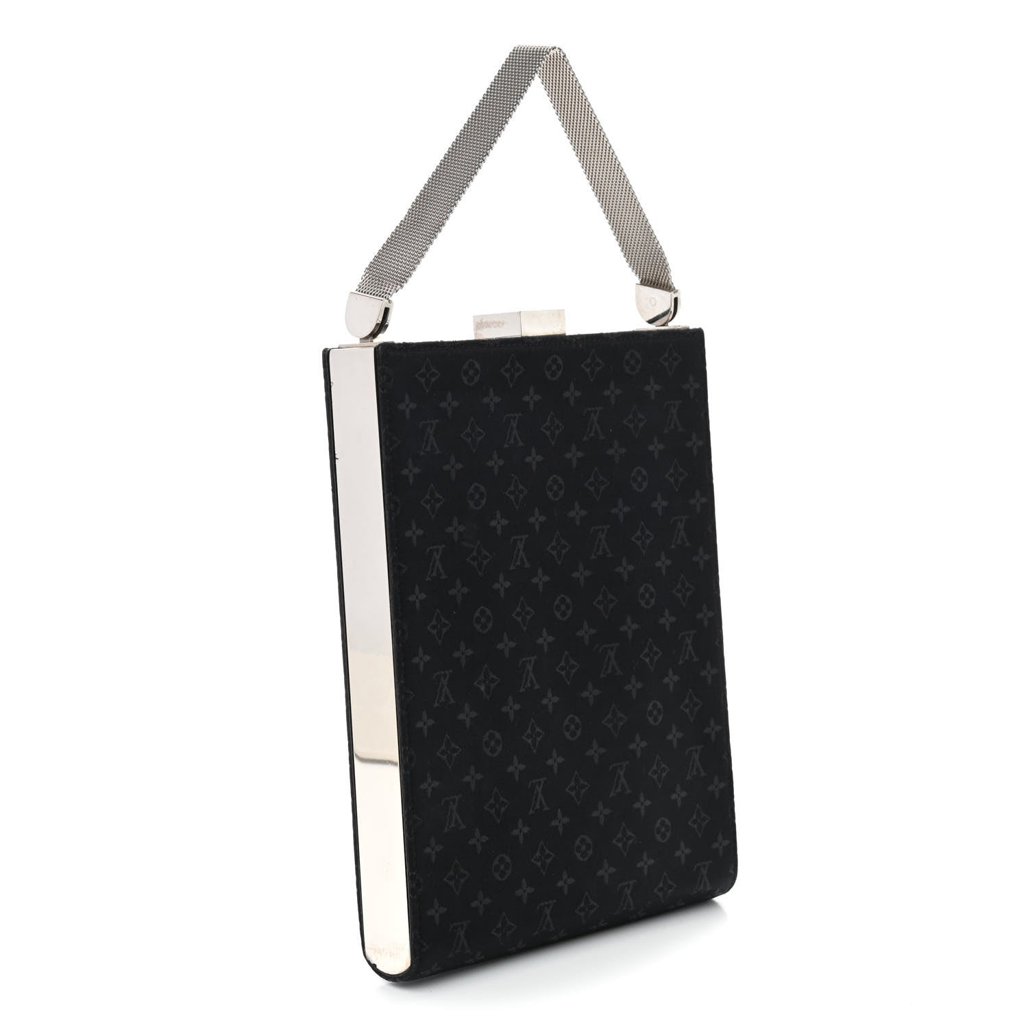 Louis Vuitton Satin Monogram Ange GM Black 3 of 10