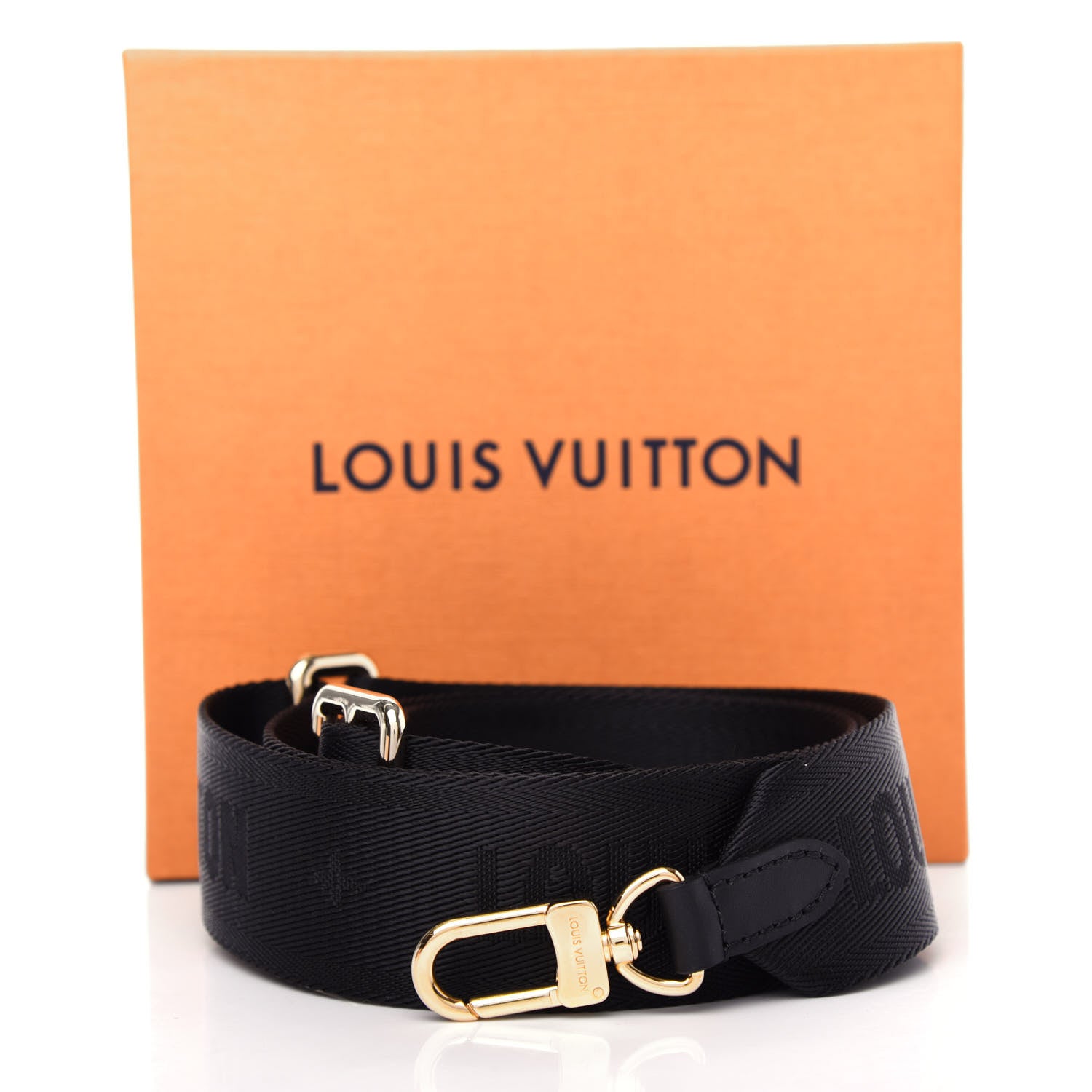 Louis Vuitton Nylon Petite Malle Souple Shoulder Strap Black 4 of 4