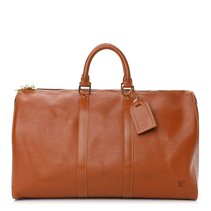 Louis Vuitton Epi Keepall 45 Cipango 1 of 17