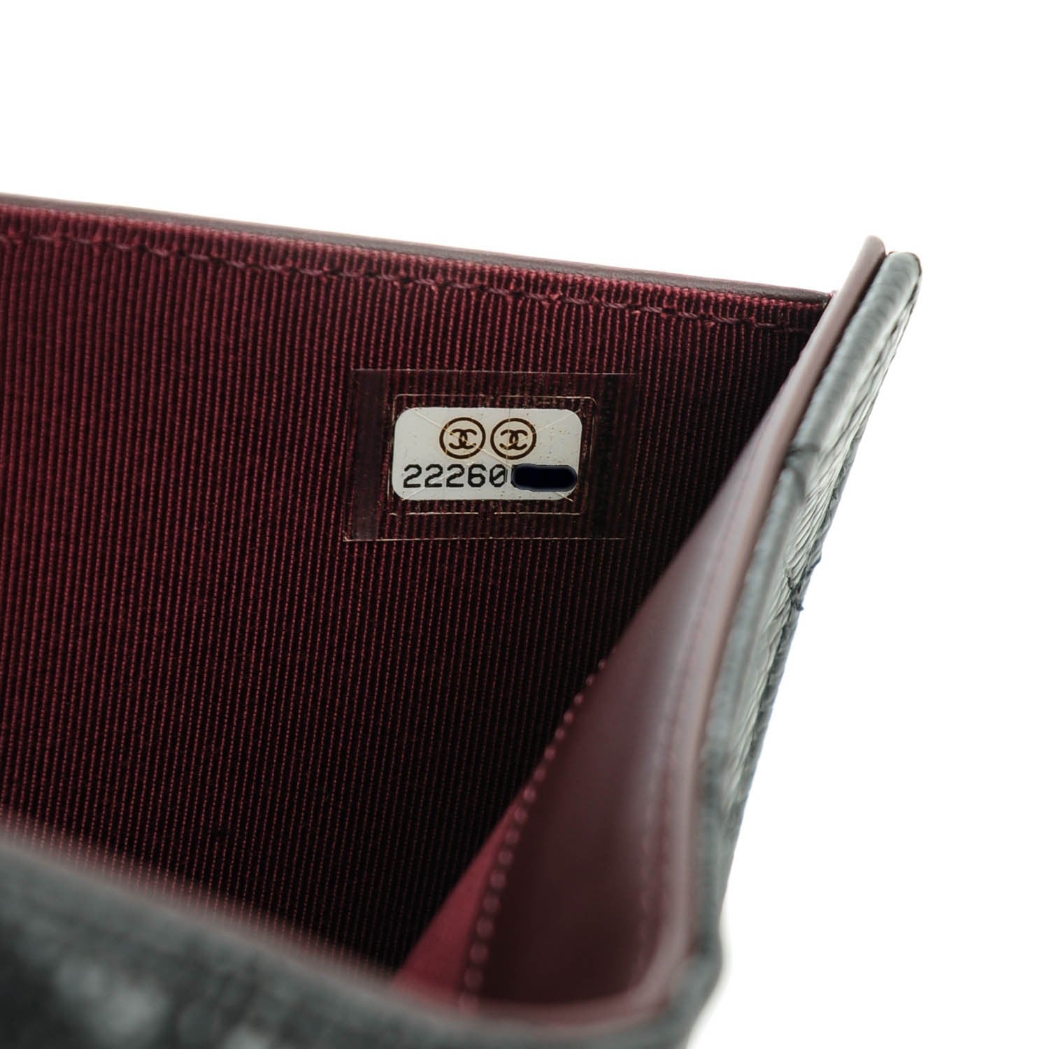 Chanel Caviar Quilted Yen Wallet Black 8 of 8