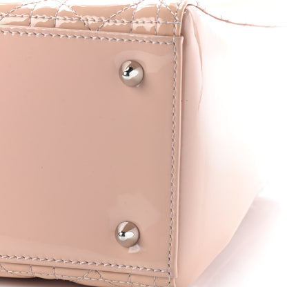 Christian Dior Patent Cannage Medium Lady Dior Light Pink 9 of 9