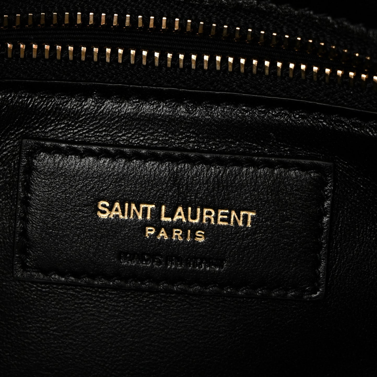 Smooth Calfskin Le Maillon Satchel Black