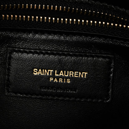 Saint Laurent Smooth Calfskin Le Maillon Satchel Black 6 of 10