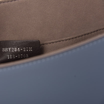 Fendi Vitello Century Opaco F is Fendi Kan I Shoulder Bag Ceruleo 9 of 9