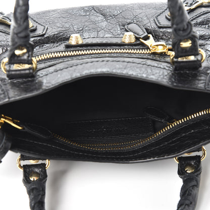 Balenciaga Agneau Giant 12 Gold Hardware Mini City Black 4 of 9