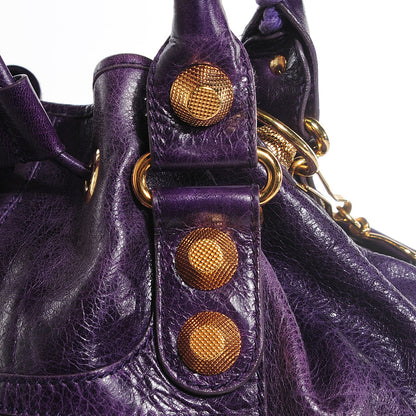 Balenciaga Agneau Giant 21 Gold Hardware Pompon Raisin 7 of 14