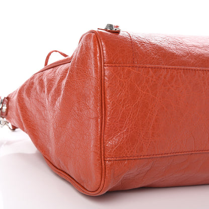 Balenciaga Agneau Giant 12 Silver Hardware Velo Rouge Ambre 8 of 9