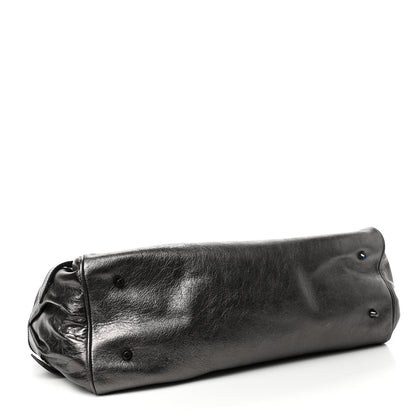 Burberry Metallic Calfskin Miley Diaper Bag Trench 3 of 4