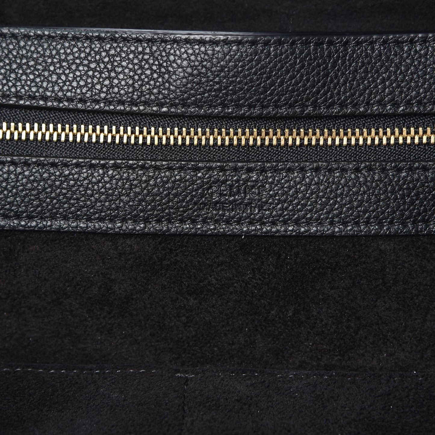 Soft Grained Calfskin Medium Belt Cabas Phantom Black
