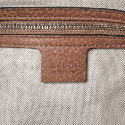 Gucci Pebbled Calfskin Large Miss GG Top Handle Bag Light Cuir 6 of 10