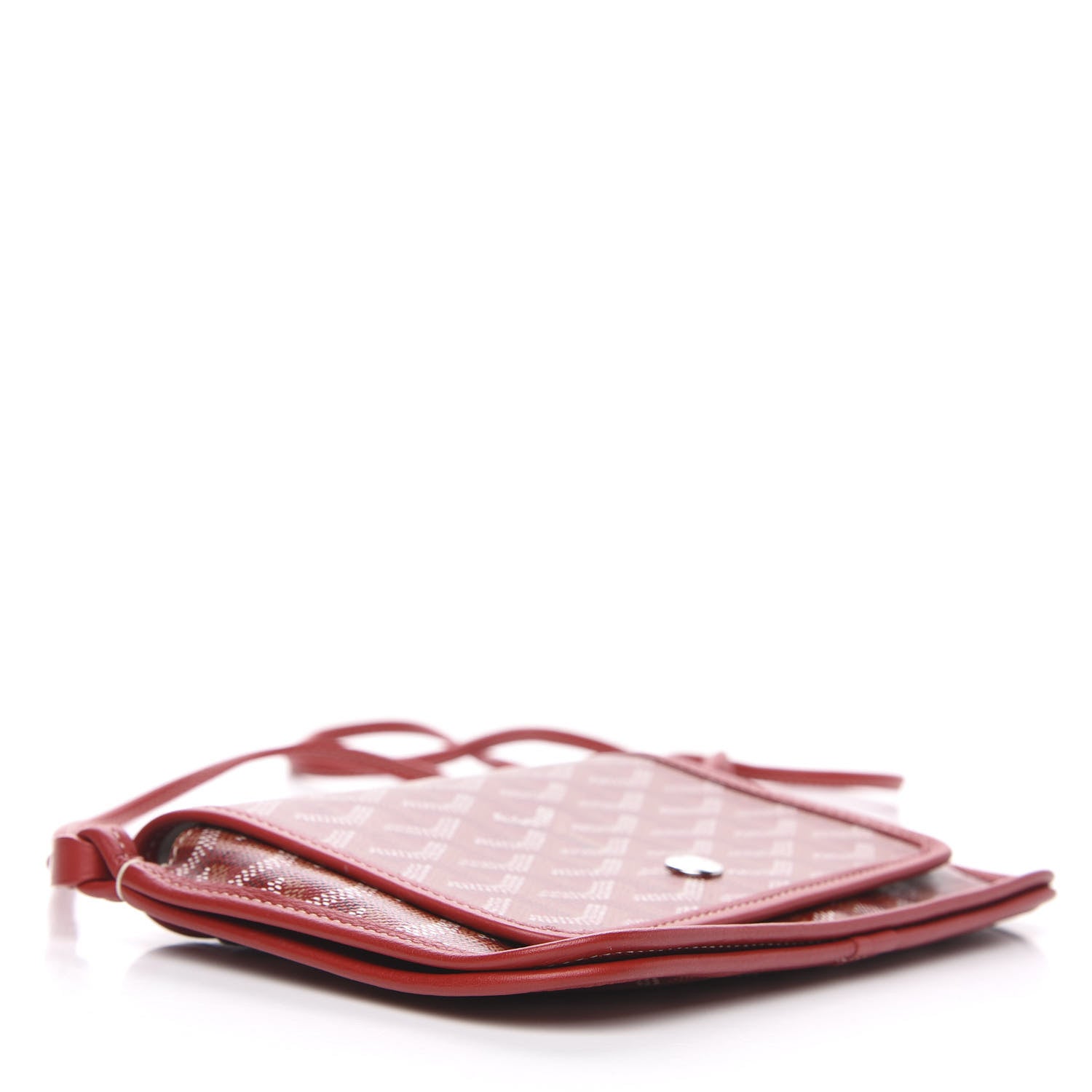 Goyard Goyardine Plumet Wallet Clutch Red 4 of 9