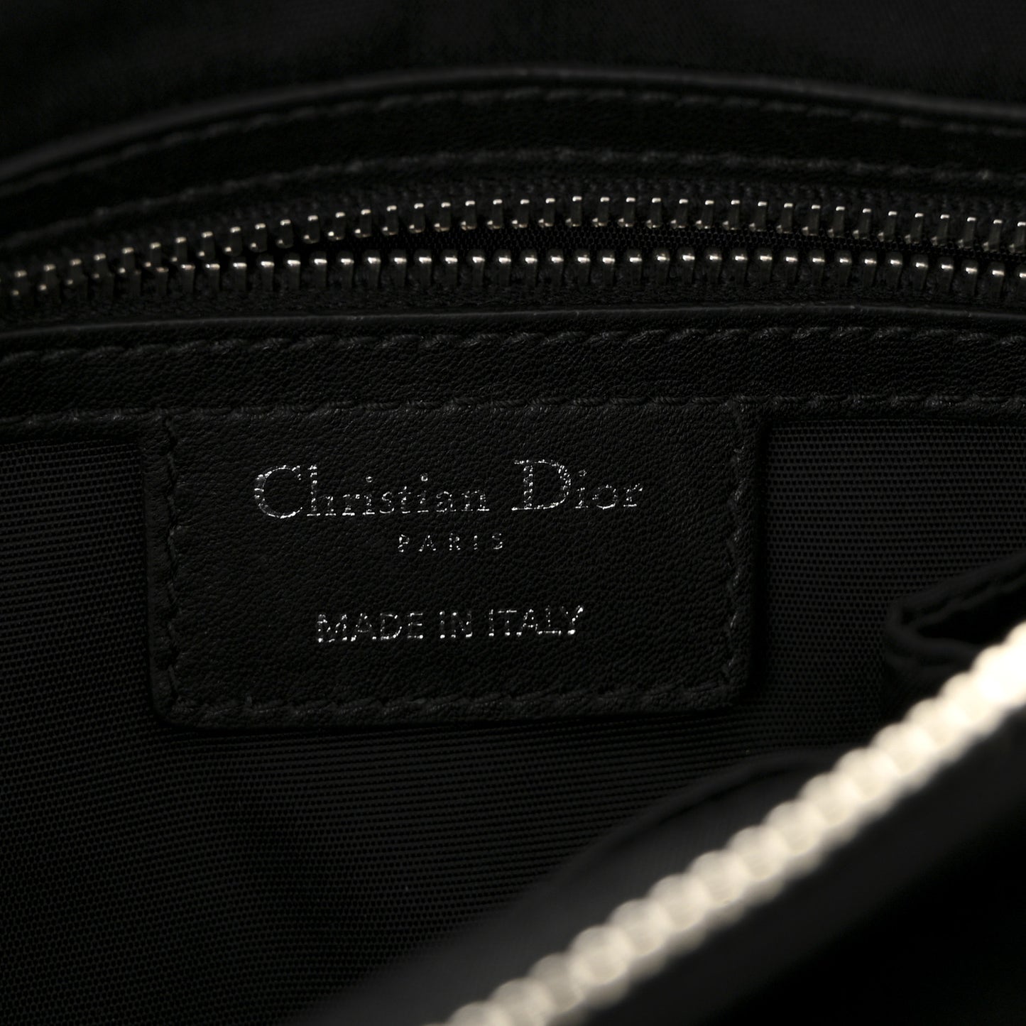 Lambskin Cannage Granville Polochon Black