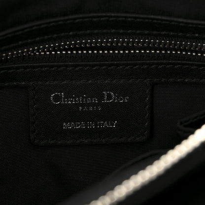 Christian Dior Lambskin Cannage Granville Polochon Black 6 of 10