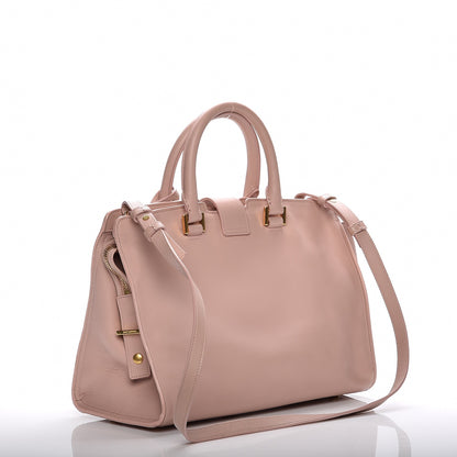 Saint Laurent Calfskin Monogram Small Cabas Pale Blush 4 of 9