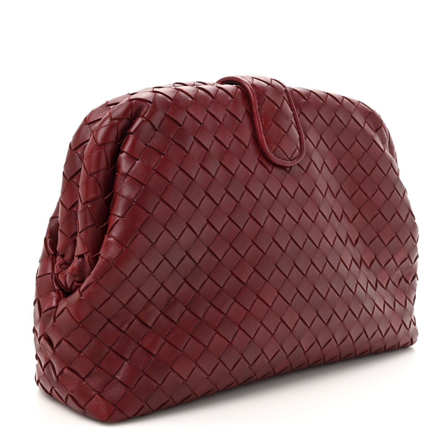 Nappa Intrecciato The Lauren 1980 Clutch Gigolo Red