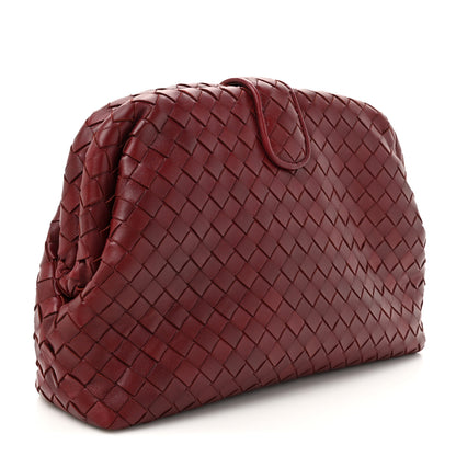 Bottega Veneta Nappa Intrecciato The Lauren 1980 Clutch Gigolo Red 3 of 6