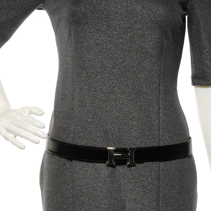 Hermes Togo and Box Reversible Constance 32mm H Belt 90 Gold Noir 2 of 7